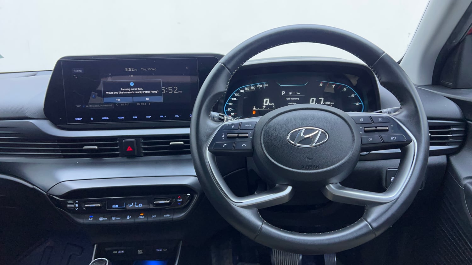Used 2022 Hyundai i20 Asta (O) 1.2 IVT Petrol Automatic interior STEERING VIEW
