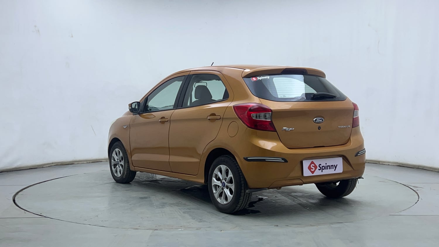 Used 2016 Ford Figo Titanium Plus 1.2 Ti-VCT Petrol Manual exterior LEFT REAR CORNER VIEW