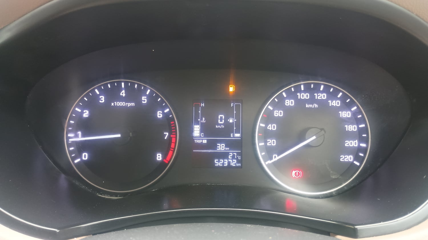 Used 2018 Hyundai Elite i20 Sportz 1.2 Petrol Manual interior CLUSTERMETER VIEW