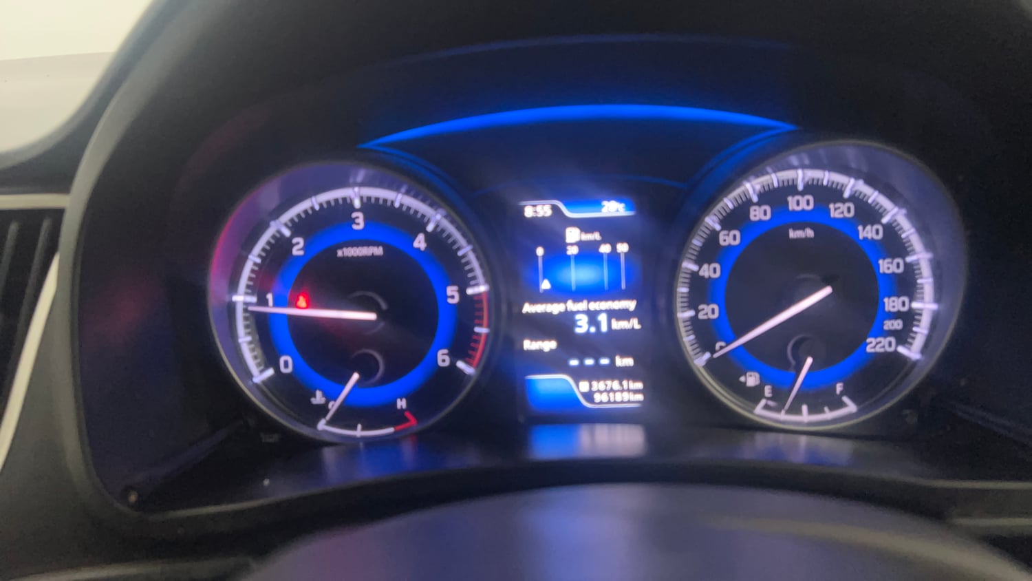 Used 2017 Maruti Suzuki Baleno Zeta 1.3 Diesel Manual interior CLUSTERMETER VIEW