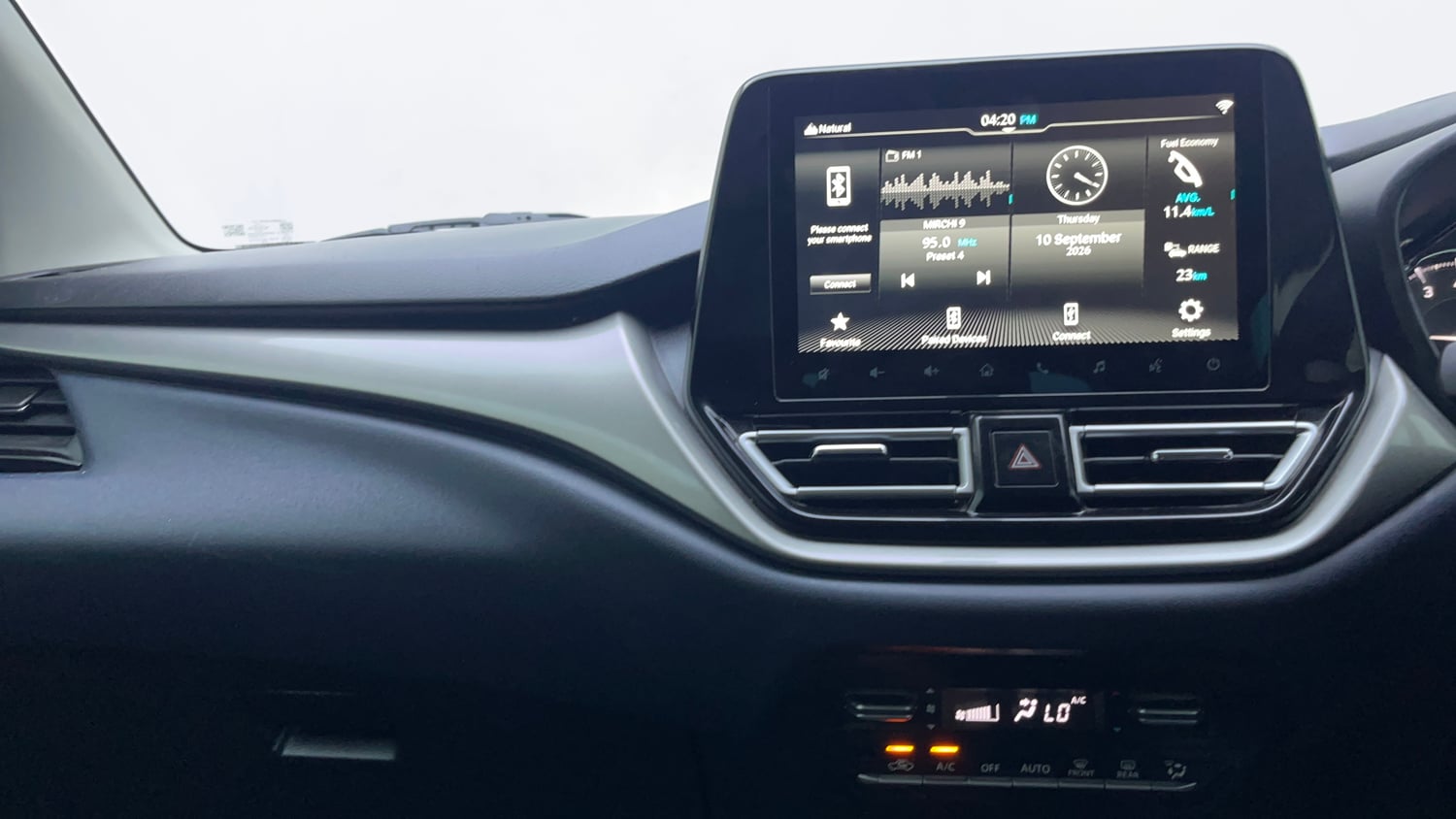 Used 2023 Maruti Suzuki Baleno Alpha AGS Petrol Automatic interior MUSIC SYSTEM & AC CONTROL VIEW