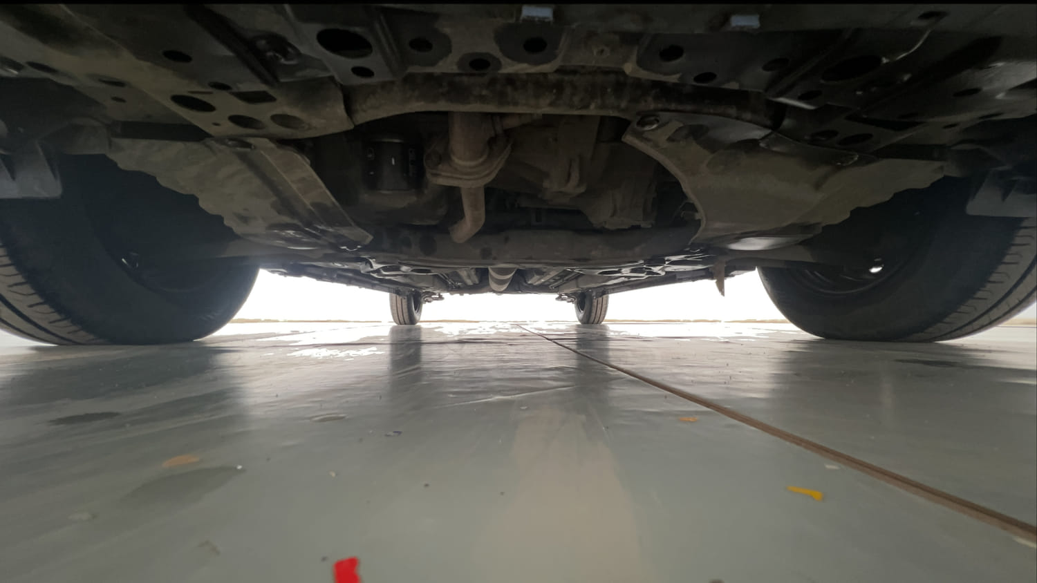 Used 2015 Maruti Suzuki Swift Dzire VXI Petrol Manual extra FRONT LEFT UNDERBODY VIEW