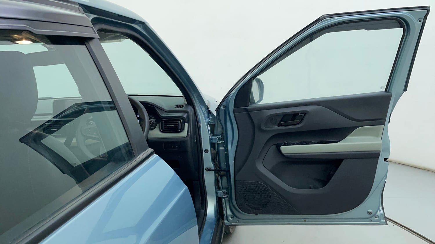 Used 2023 Tata Punch Adventure Rhythm Pack MT Petrol Manual interior RIGHT FRONT DOOR OPEN VIEW