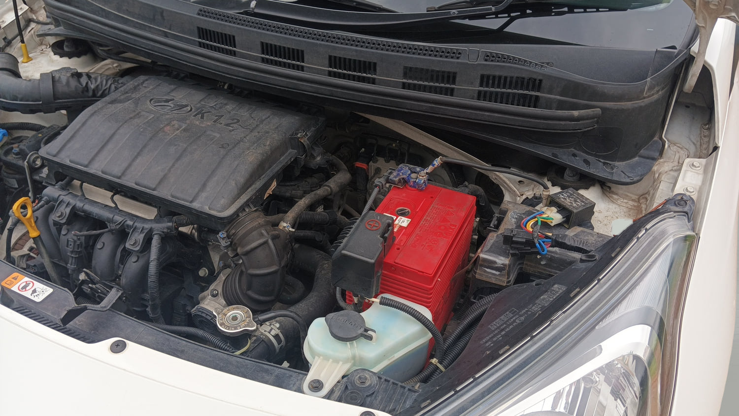 Used 2018 Hyundai Xcent SX Petrol Manual engine ENGINE LEFT SIDE VIEW