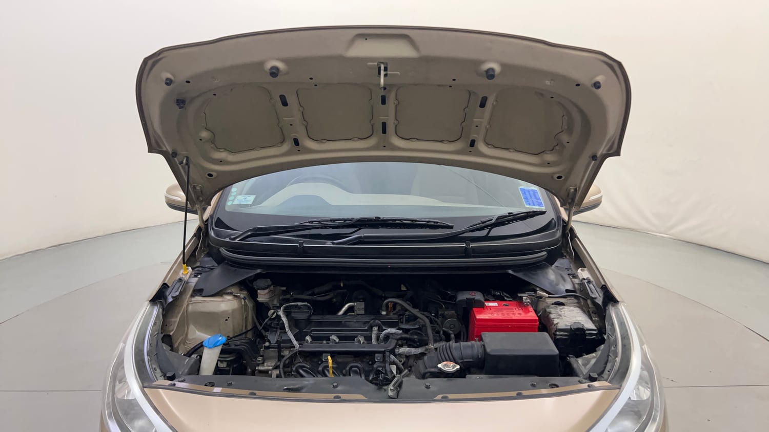 Used 2015 Hyundai Elite i20 Asta 1.2 Petrol Manual engine ENGINE & BONNET OPEN FRONT VIEW