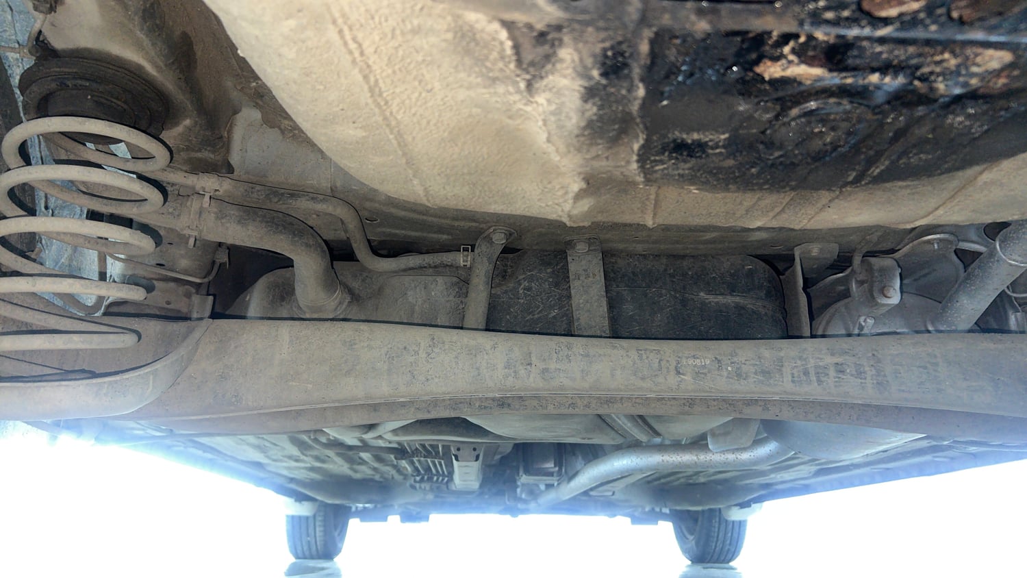Used 2019 Honda Amaze 1.2 S MT Petrol Petrol Manual extra REAR UNDERBODY VIEW (TAKEN FROM REAR)
