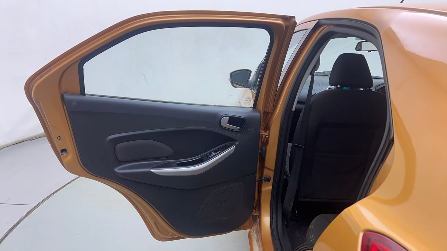 Used 2016 Ford Figo Titanium Plus 1.2 Ti-VCT Petrol Manual interior LEFT REAR DOOR OPEN VIEW