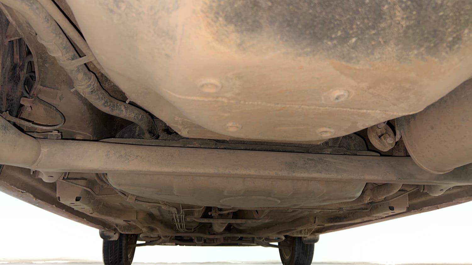 Used 2018 Tata Tiago Revotron XZA Petrol Automatic extra REAR UNDERBODY VIEW (TAKEN FROM REAR)