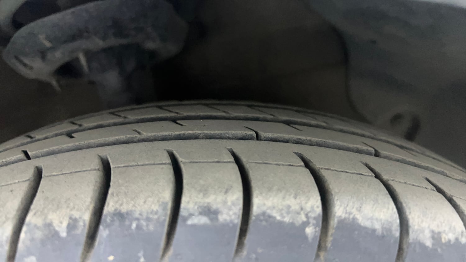 Used 2019 Hyundai Santro Sportz AMT Petrol Automatic tyres RIGHT FRONT TYRE TREAD VIEW