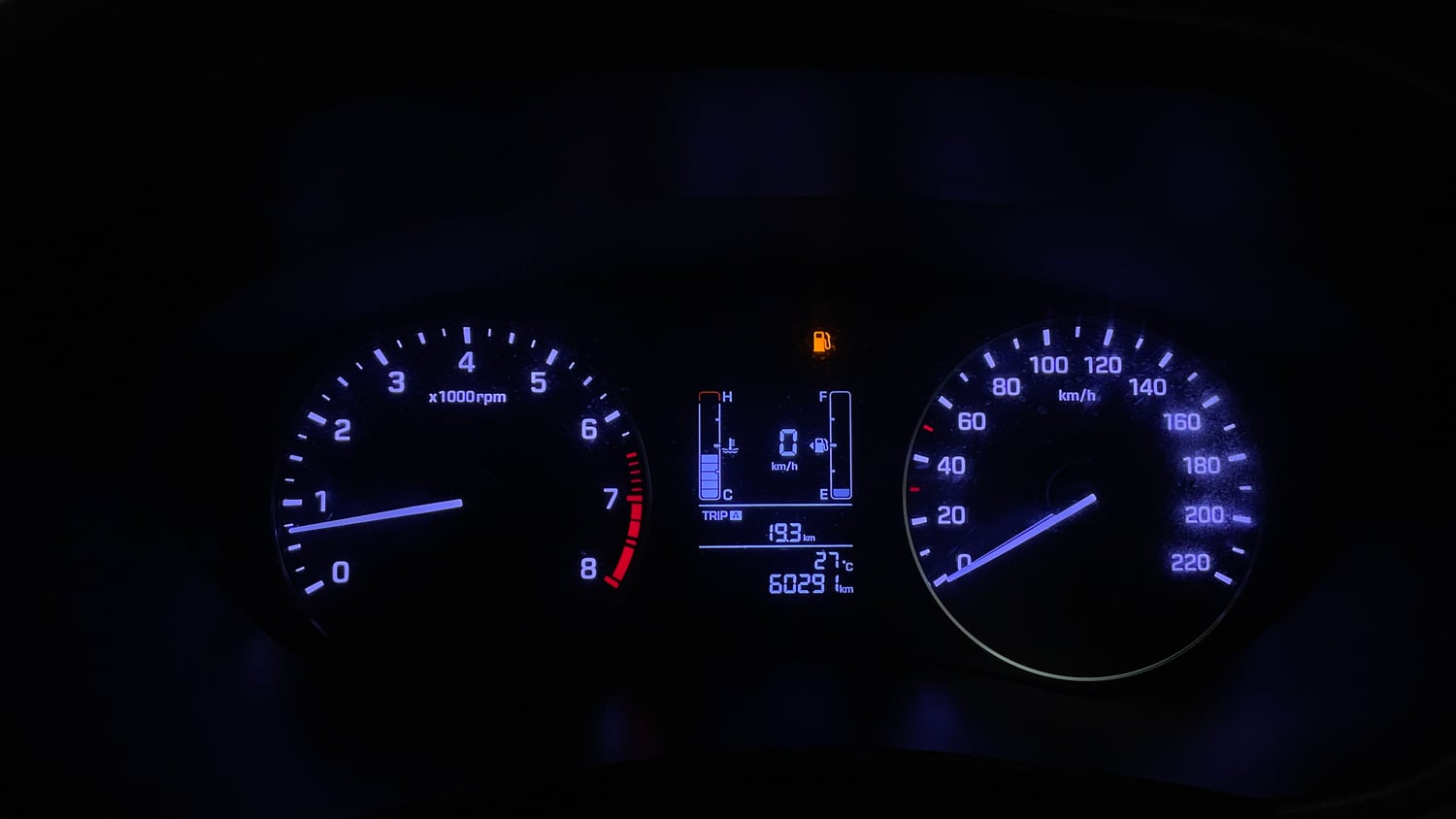 Used 2014 Hyundai Elite i20 Magna 1.2 Petrol Manual interior CLUSTERMETER VIEW