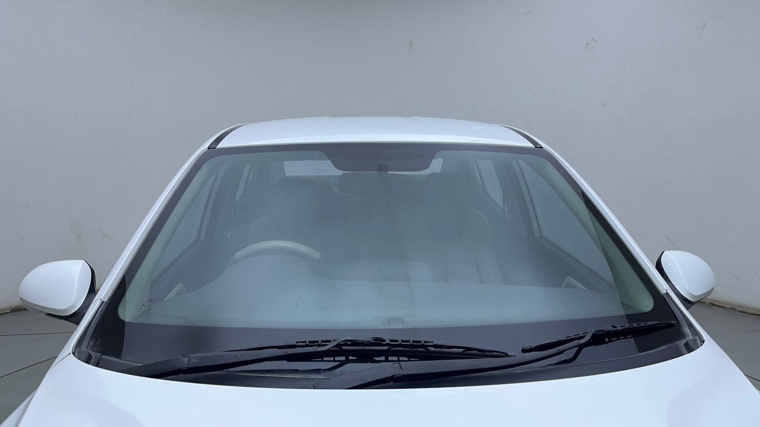 Used 2021 Hyundai Aura SX Plus 1.2 AMT Petrol Petrol Automatic exterior FRONT WINDSHIELD VIEW
