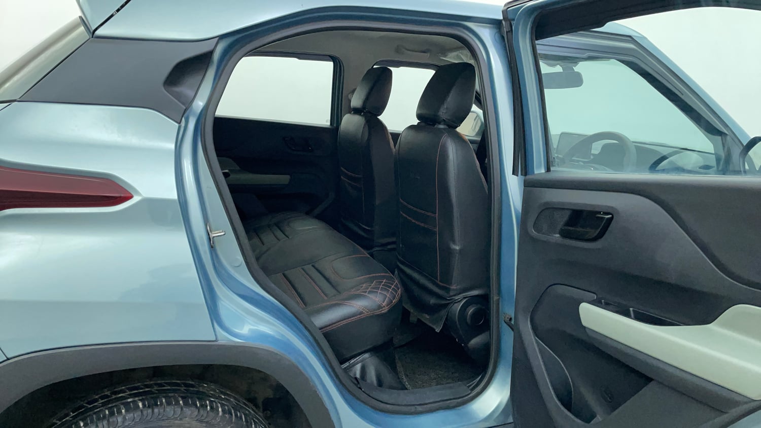 Used 2023 Tata Punch Adventure Rhythm Pack MT Petrol Manual interior RIGHT SIDE REAR DOOR CABIN VIEW