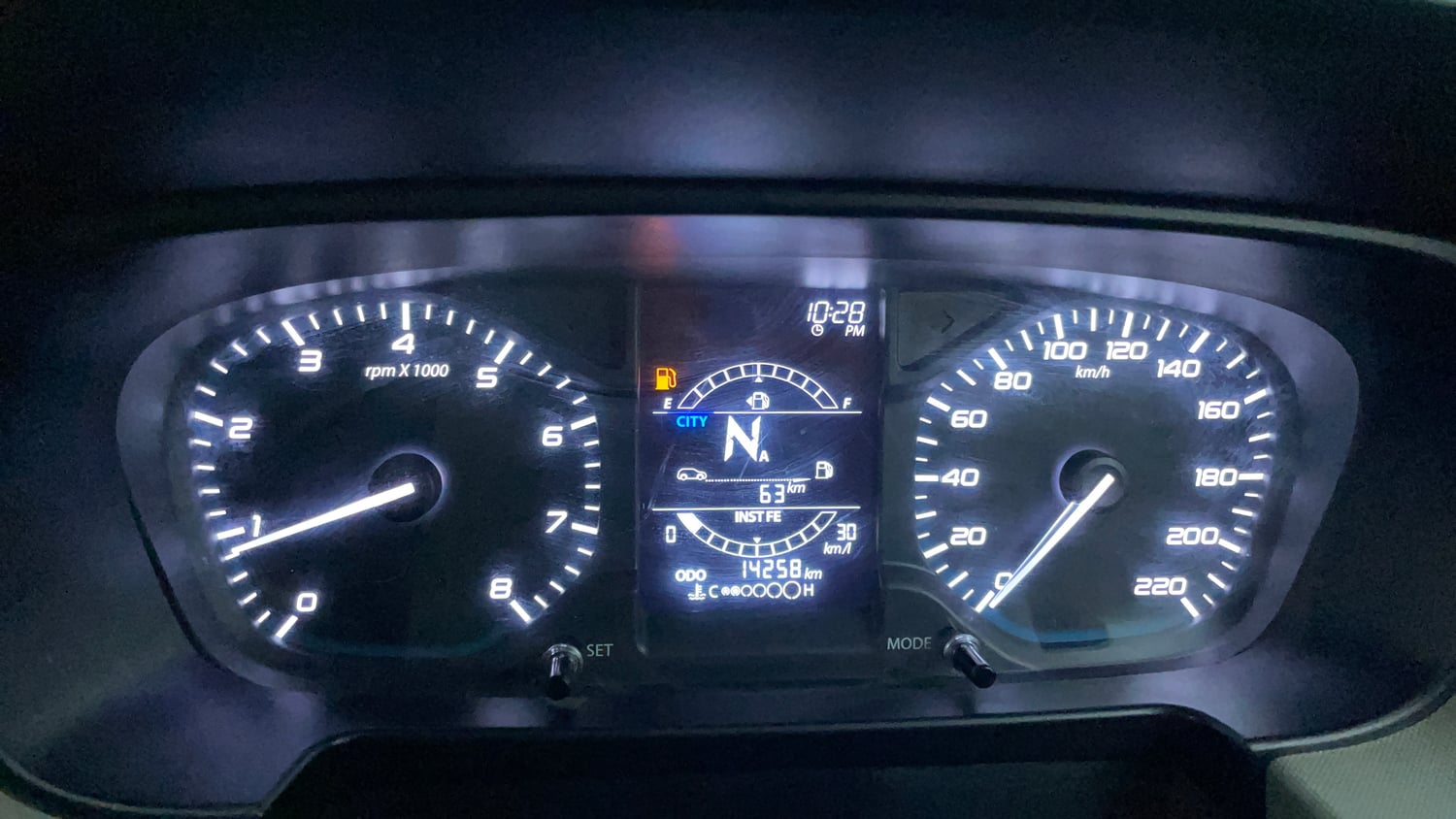 Used 2023 Tata Punch Camo Adventure Rhythm AMT Petrol Automatic interior CLUSTERMETER VIEW