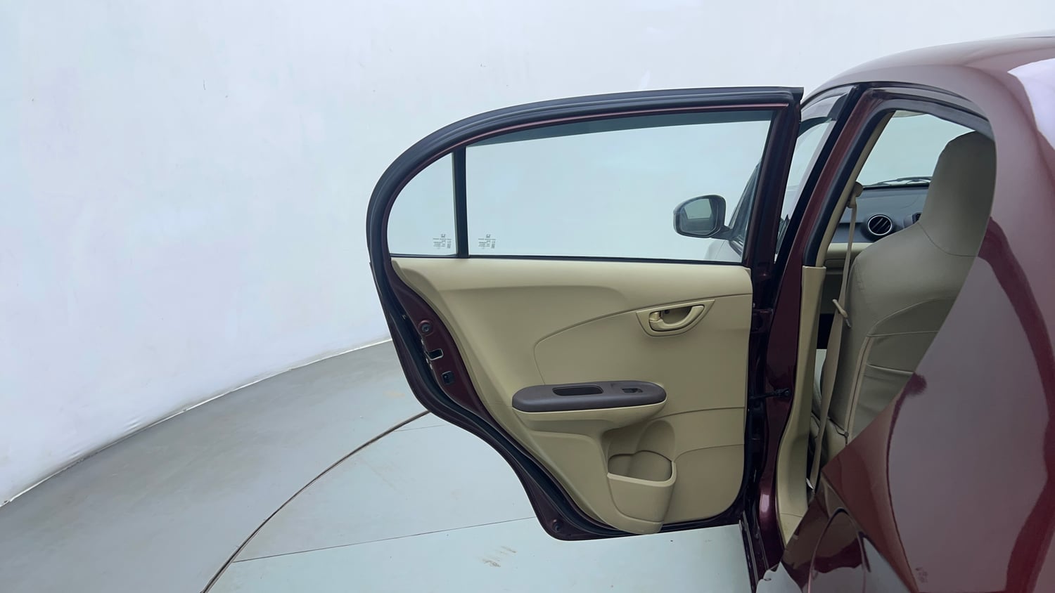 Used 2014 Honda Amaze 1.2 S AT i-VTEC Petrol Automatic interior LEFT REAR DOOR OPEN VIEW