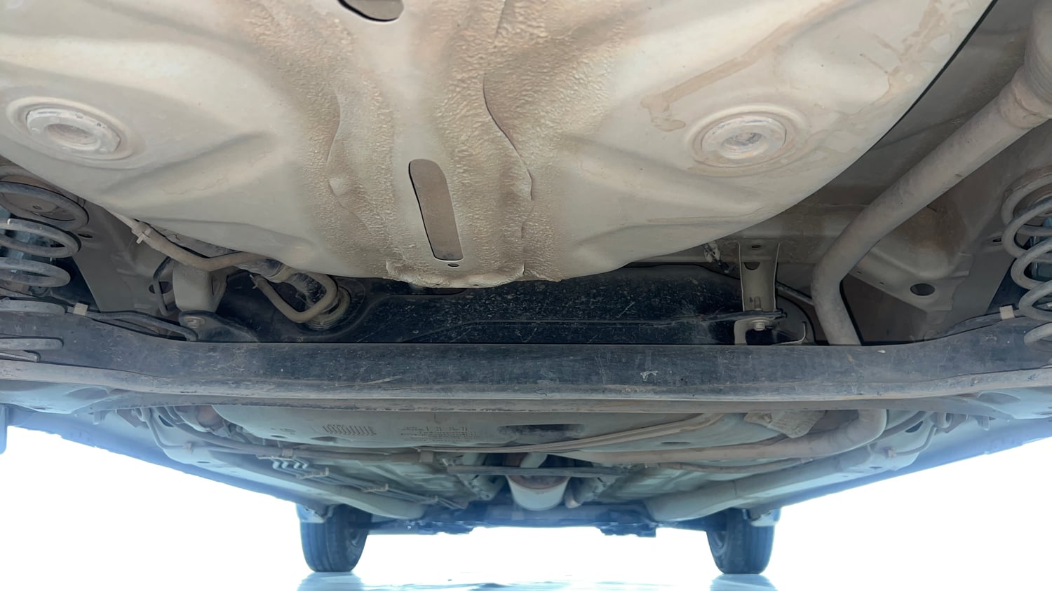 Used 2019 Maruti Suzuki Dzire VXi Petrol Manual extra REAR UNDERBODY VIEW (TAKEN FROM REAR)