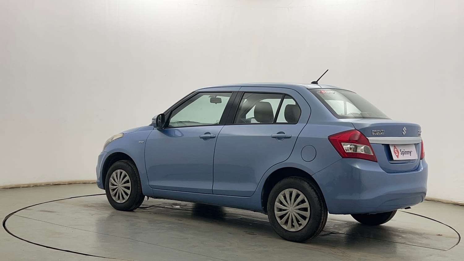 Used 2015 Maruti Suzuki Swift Dzire VXI Petrol Manual exterior LEFT REAR CORNER VIEW