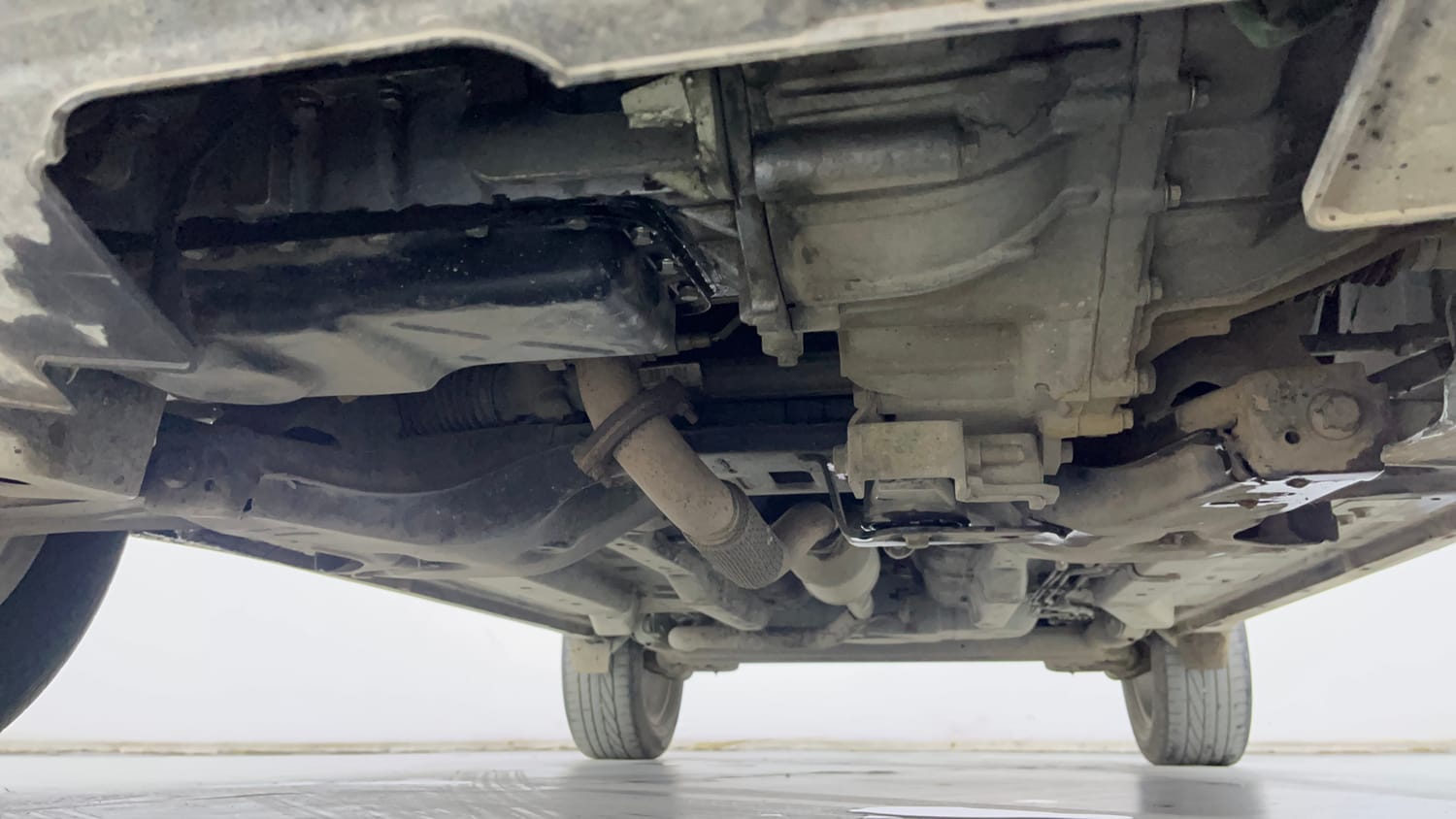 Used 2021 Tata Nexon XZ Plus Diesel Diesel Manual extra FRONT LEFT UNDERBODY VIEW