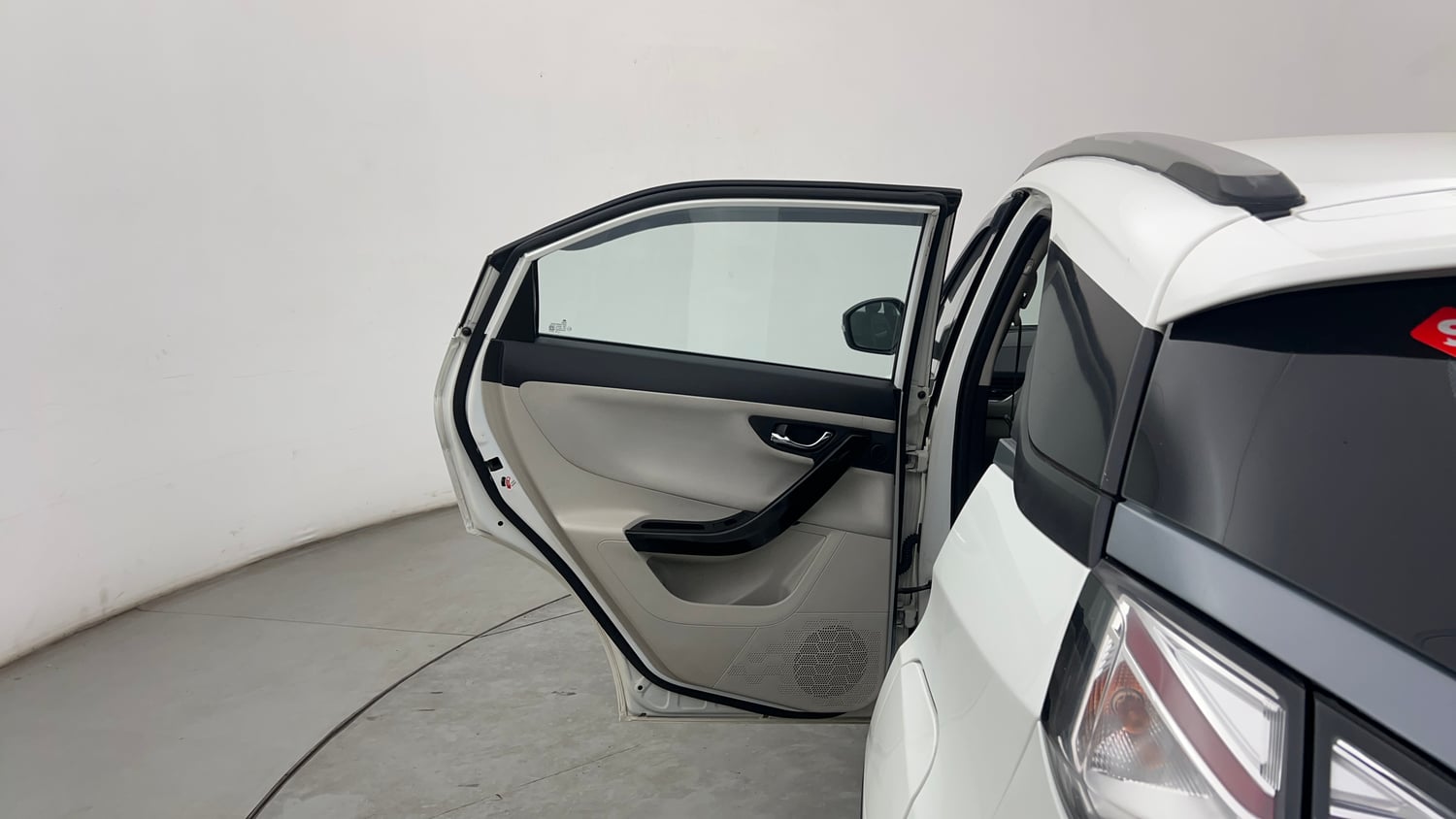 Used 2021 Tata Nexon XZA Plus (O) Diesel Diesel Automatic interior LEFT REAR DOOR OPEN VIEW