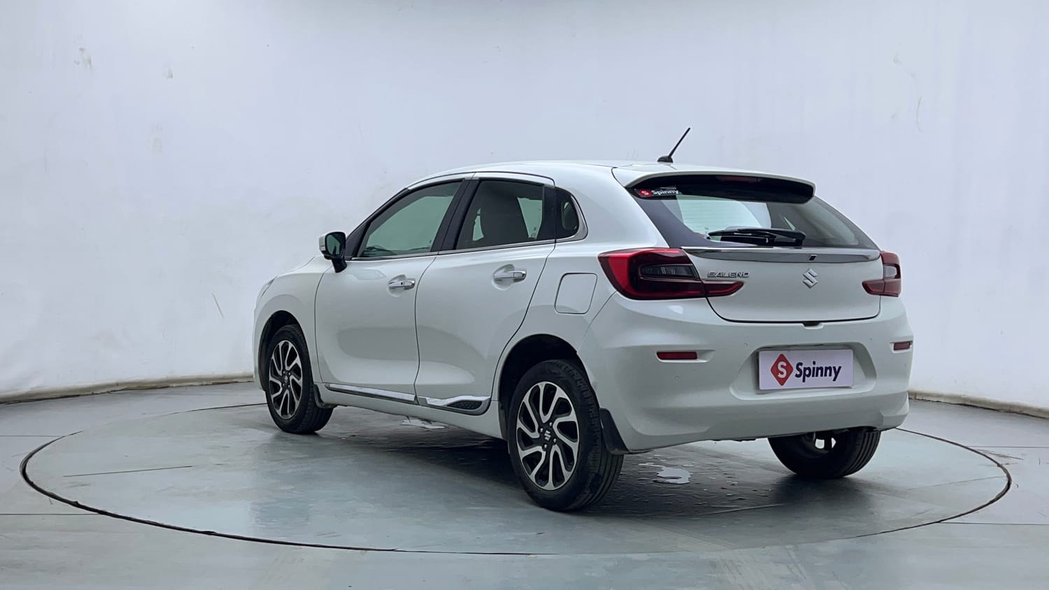 Used 2023 Maruti Suzuki Baleno Alpha AGS Petrol Automatic exterior LEFT REAR CORNER VIEW