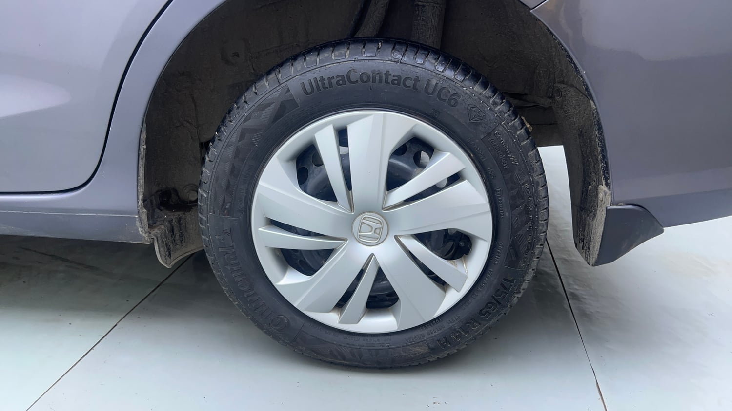 Used 2019 Honda Amaze 1.2 S MT Petrol Petrol Manual tyres LEFT REAR TYRE RIM VIEW