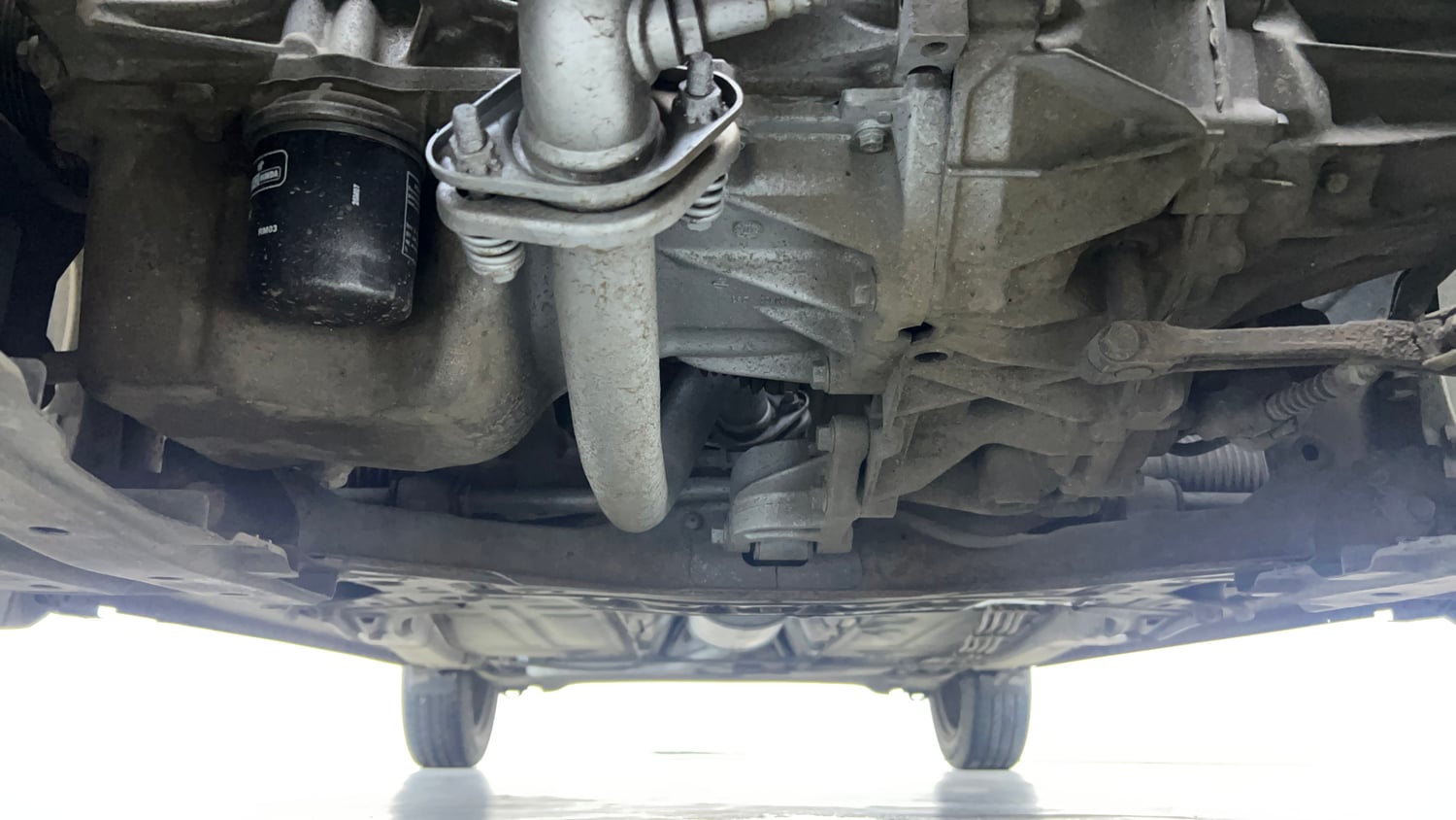 Used 2018 Maruti Suzuki Baleno Delta 1.2 Petrol Manual extra FRONT LEFT UNDERBODY VIEW