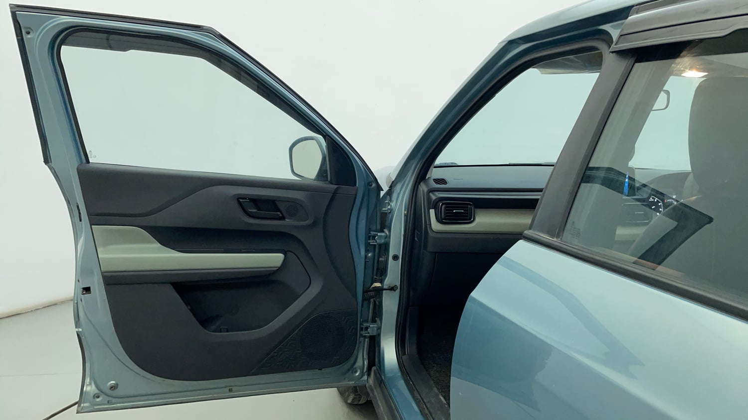 Used 2023 Tata Punch Adventure Rhythm Pack MT Petrol Manual interior LEFT FRONT DOOR OPEN VIEW