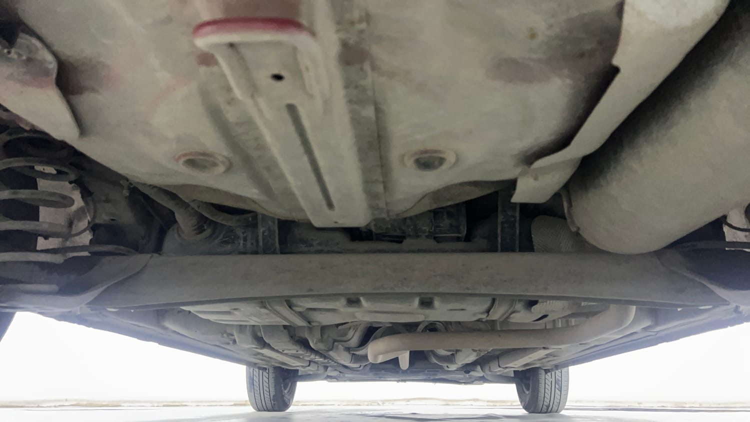 Used 2019 Hyundai Elite i20 Magna Plus 1.2 Petrol Manual extra REAR UNDERBODY VIEW (TAKEN FROM REAR)