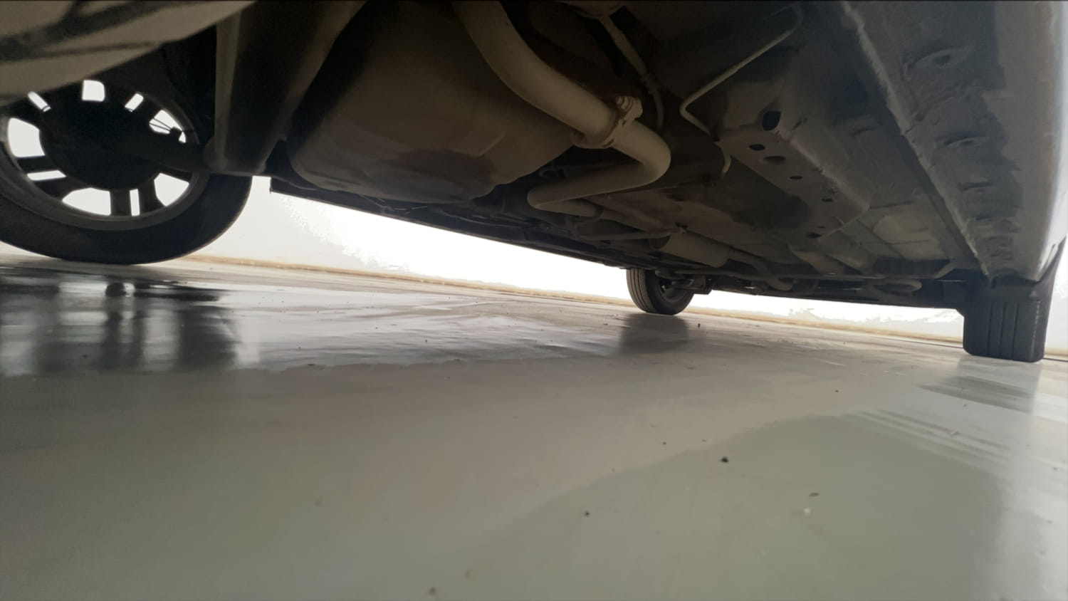 Used 2025 Tata Tiago XZ Plus Petrol Manual extra REAR RIGHT UNDERBODY VIEW