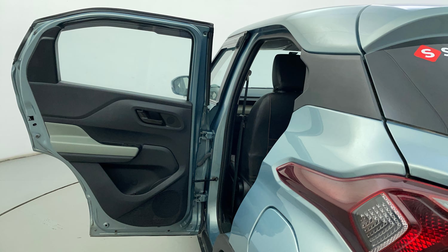 Used 2023 Tata Punch Adventure Rhythm Pack MT Petrol Manual interior LEFT REAR DOOR OPEN VIEW