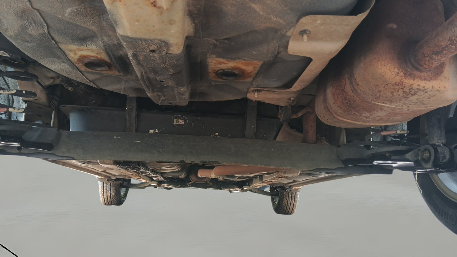 Used 2018 Hyundai Xcent SX Petrol Manual extra REAR RIGHT UNDERBODY VIEW