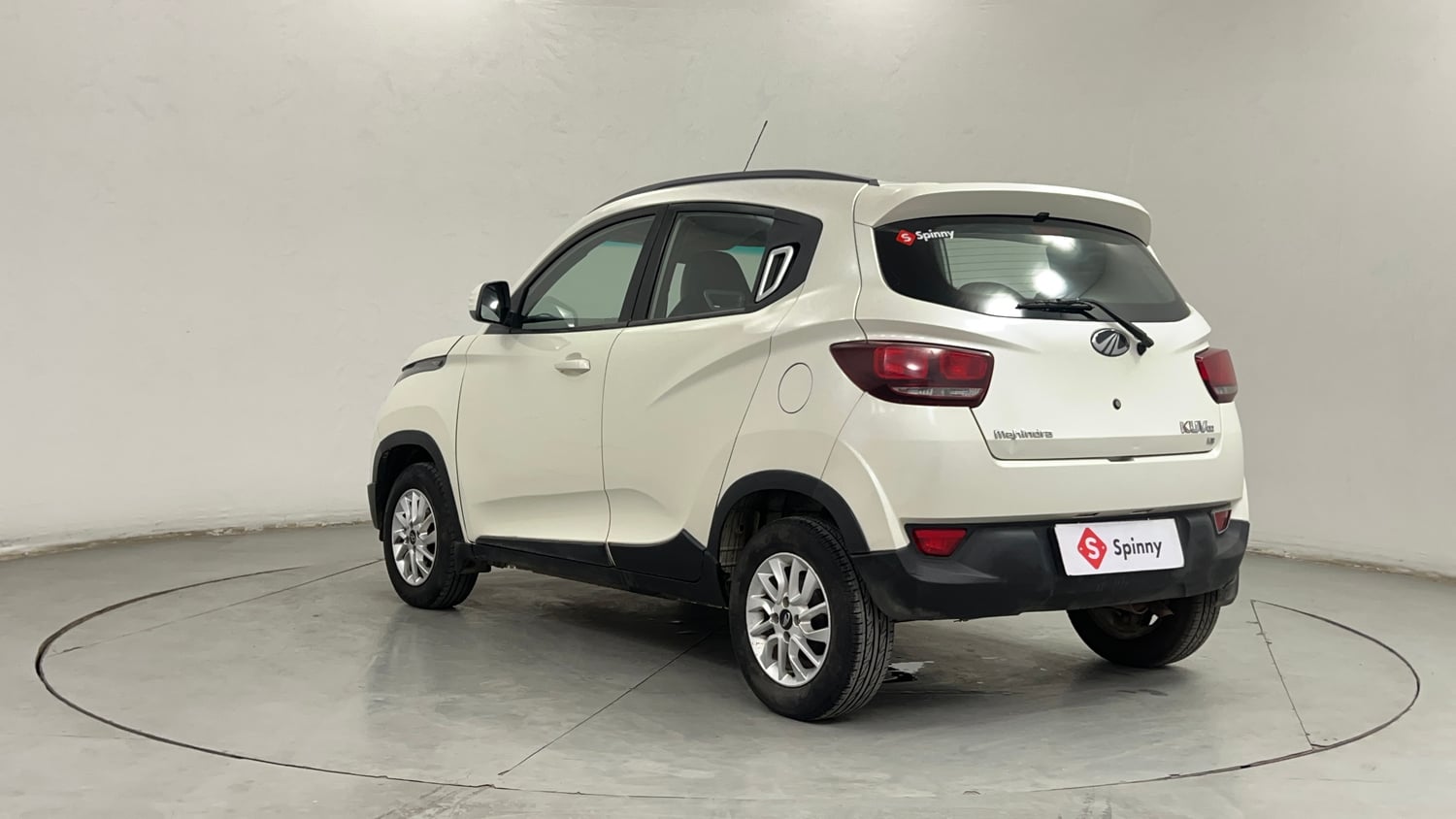 Used 2016 Mahindra KUV100 K8 6 STR Petrol Manual exterior LEFT REAR CORNER VIEW