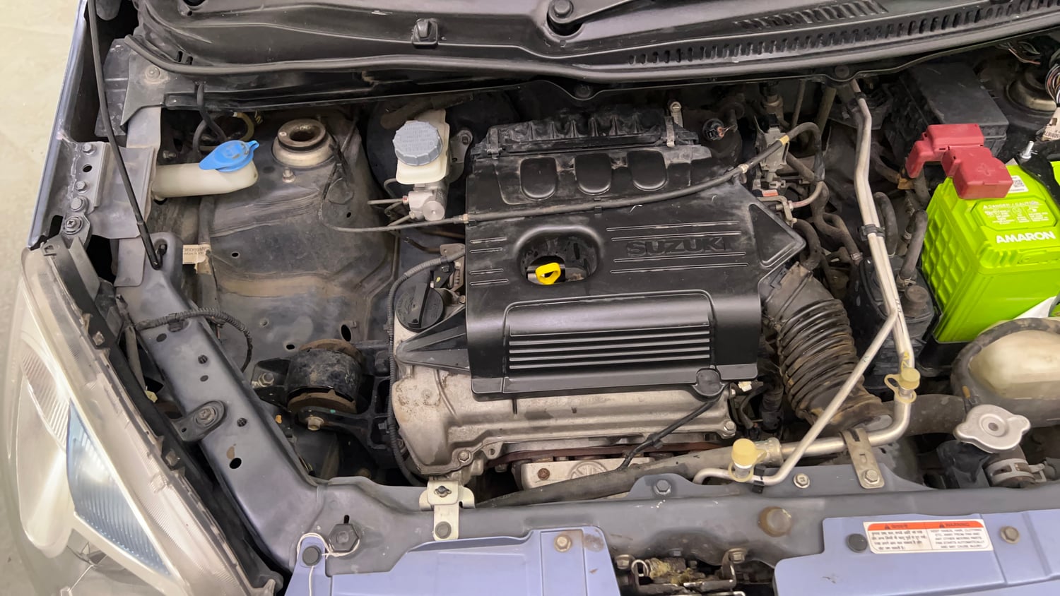 Used 2014 Maruti Suzuki Wagon R VXI Petrol Manual engine ENGINE RIGHT SIDE VIEW