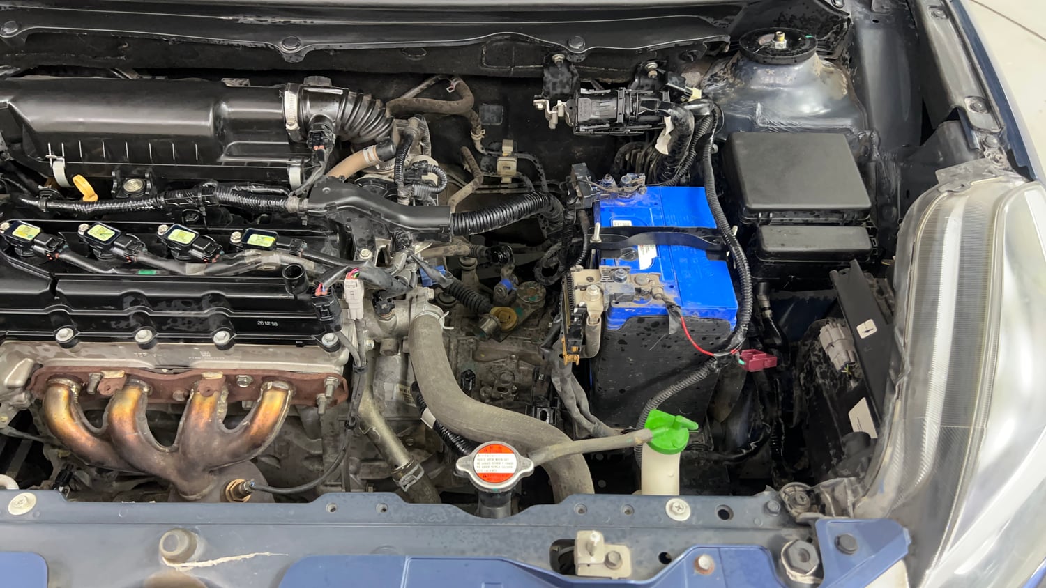 Used 2019 Maruti Suzuki Baleno Delta Petrol Manual engine ENGINE LEFT SIDE VIEW