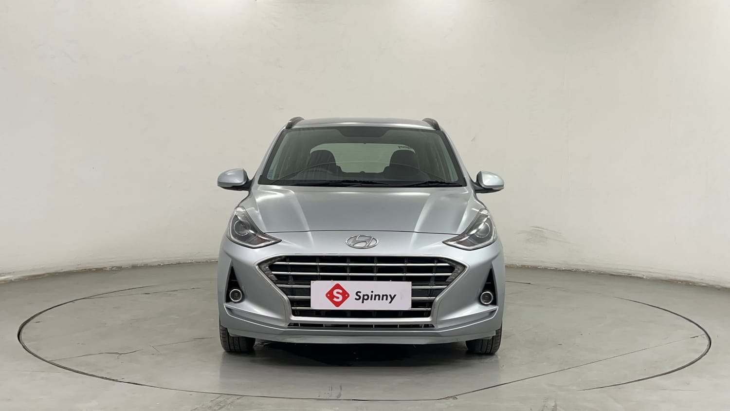 Used 2021 Hyundai Grand i10 Nios Sportz AMT 1.2 Kappa VTVT Petrol Automatic exterior FRONT VIEW