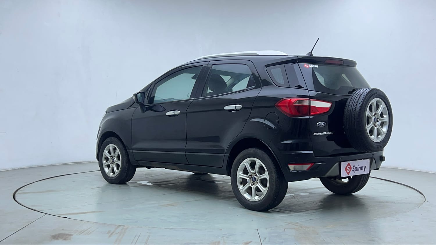 Used 2019 Ford EcoSport Titanium + 1.5L Ti-VCT AT Petrol Automatic exterior LEFT REAR CORNER VIEW