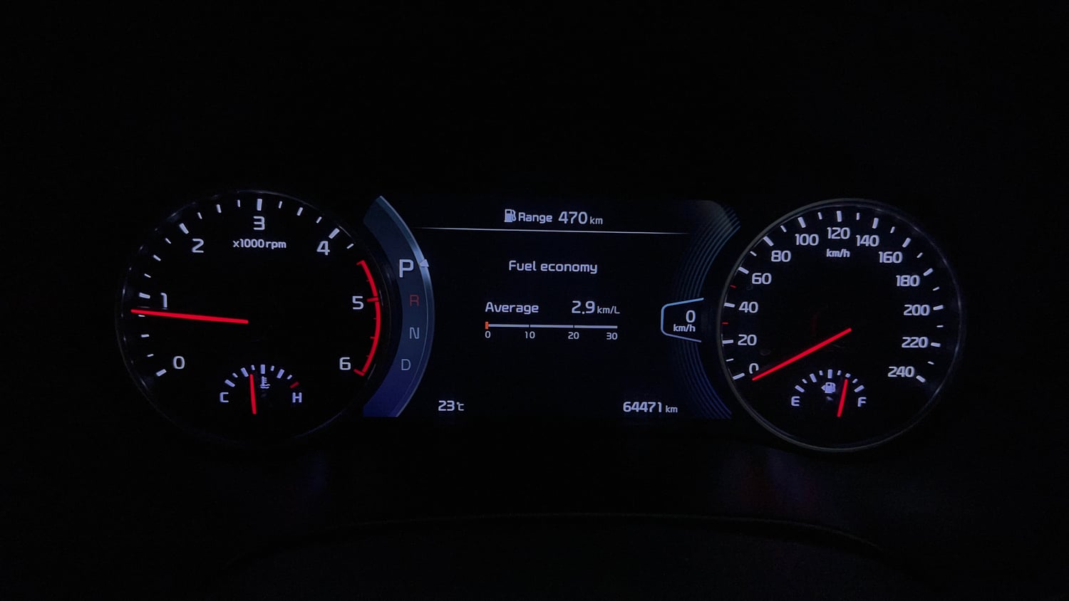 Used 2021 Kia Seltos X Line 1.5 Diesel AT Diesel Automatic interior CLUSTERMETER VIEW