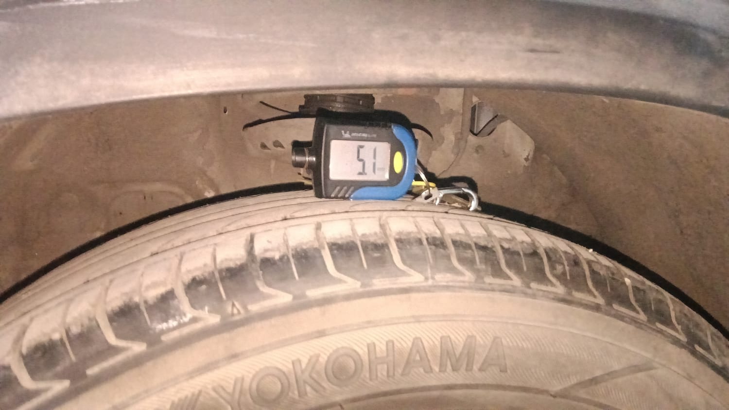 Used 2021 Kia Seltos HTX 1.5 Petrol Manual tyres LEFT FRONT TYRE TREAD VIEW