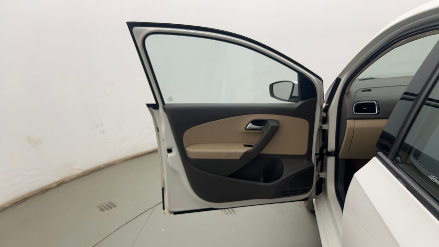 Used 2017 Volkswagen Vento Highline Plus 1.2 (P) AT 16 Alloy Petrol Automatic interior LEFT FRONT DOOR OPEN VIEW
