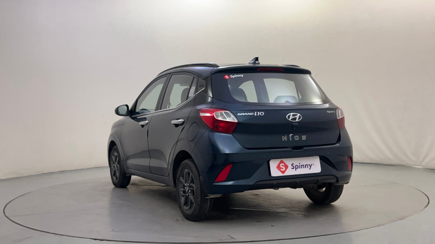 Used 2021 Hyundai Grand i10 Nios Sportz 1.2 Kappa VTVT Petrol Manual exterior LEFT REAR CORNER VIEW