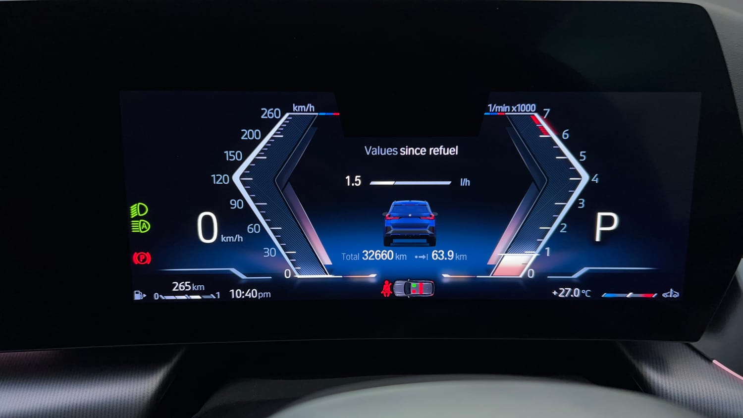 Used 2023 BMW X1 sDrive18i M Sport Petrol Automatic interior CLUSTERMETER VIEW