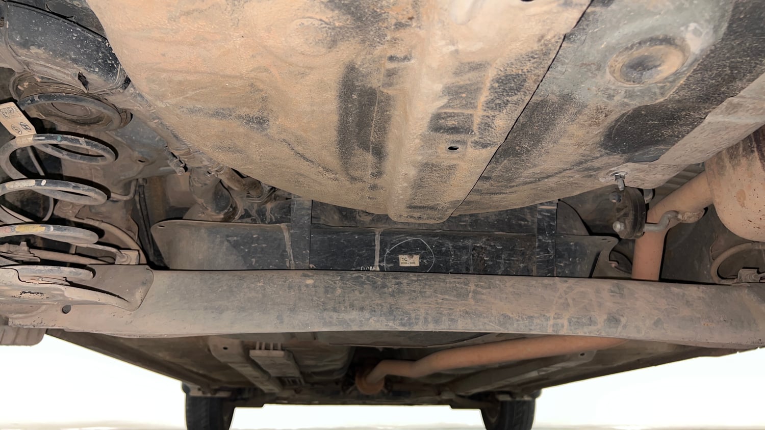 Used 2021 Hyundai Grand i10 Nios Sportz 1.2 Kappa VTVT Petrol Manual extra REAR UNDERBODY VIEW (TAKEN FROM REAR)