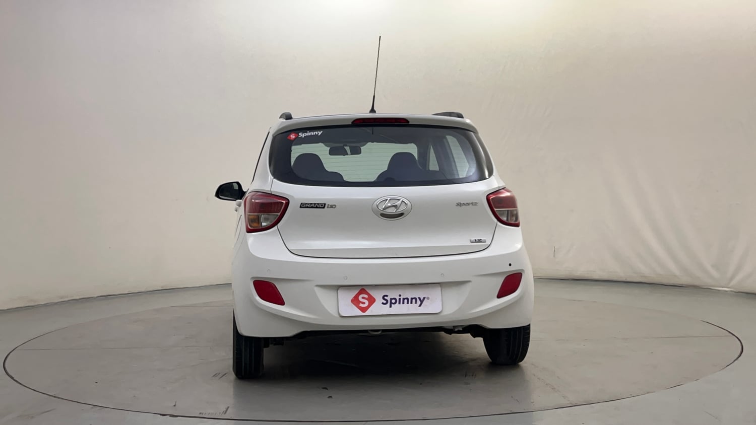 Used 2016 Hyundai Grand i10 Sportz 1.2 Kappa VTVT Petrol Manual exterior BACK VIEW