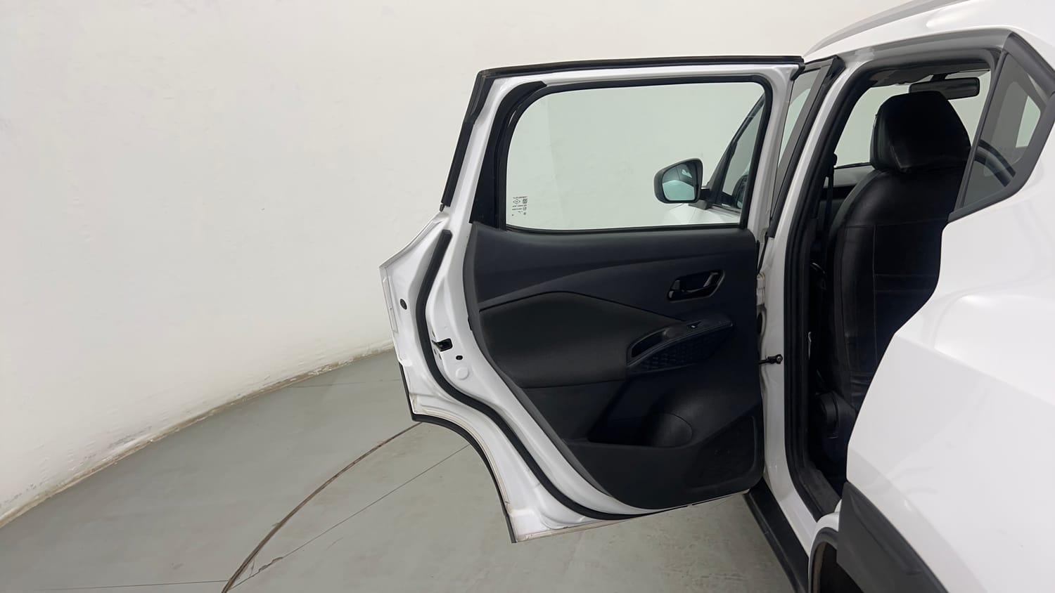 Used 2025 Nissan Magnite Visia B4D 1.0 Petrol MT Petrol Manual interior LEFT REAR DOOR OPEN VIEW