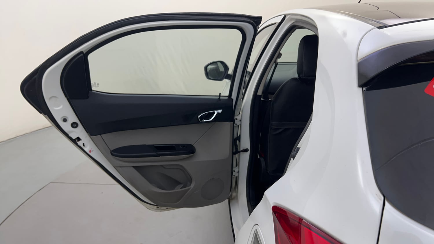 Used 2017 Tata Tiago Revotron XZA Petrol Automatic interior LEFT REAR DOOR OPEN VIEW