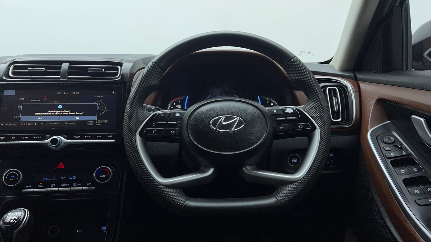 Used 2023 Hyundai Alcazar Prestige 7 STR 1.5 Diesel Diesel Manual interior STEERING VIEW