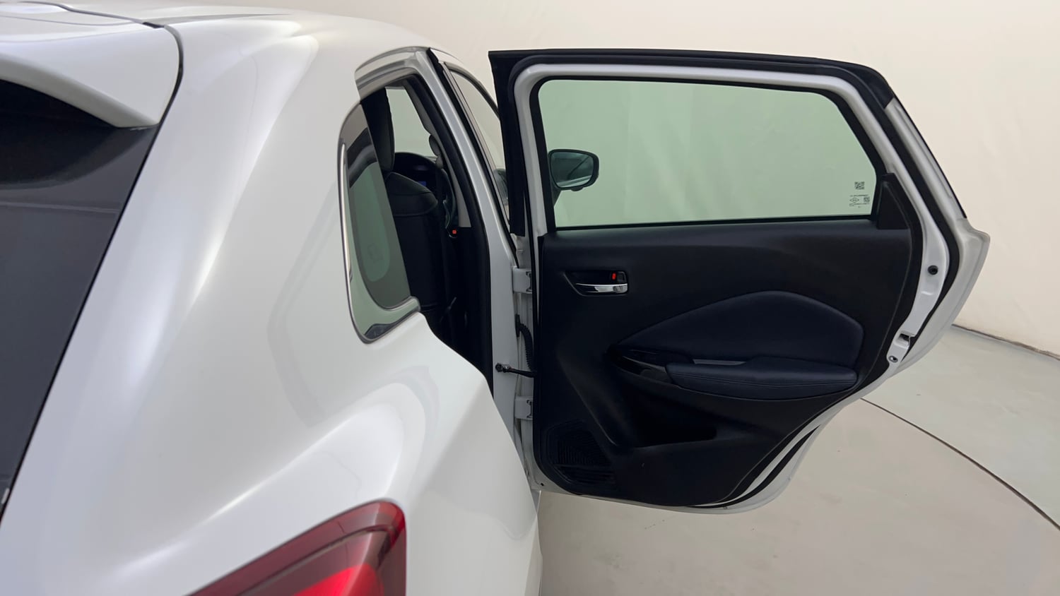 Used 2024 Maruti Suzuki Baleno Alpha AGS Petrol Automatic interior RIGHT REAR DOOR OPEN VIEW