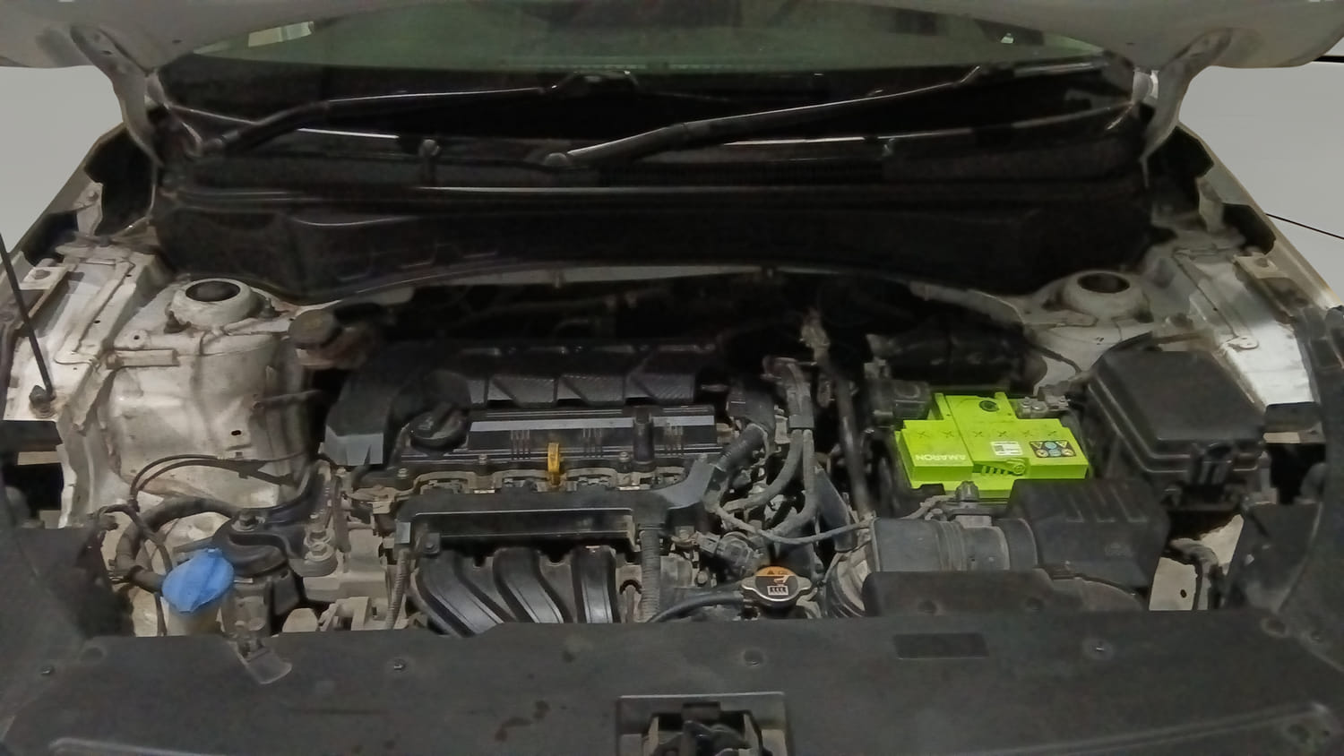 Used 2021 Kia Seltos HTX 1.5 Petrol Manual engine ENGINE & BONNET OPEN FRONT VIEW