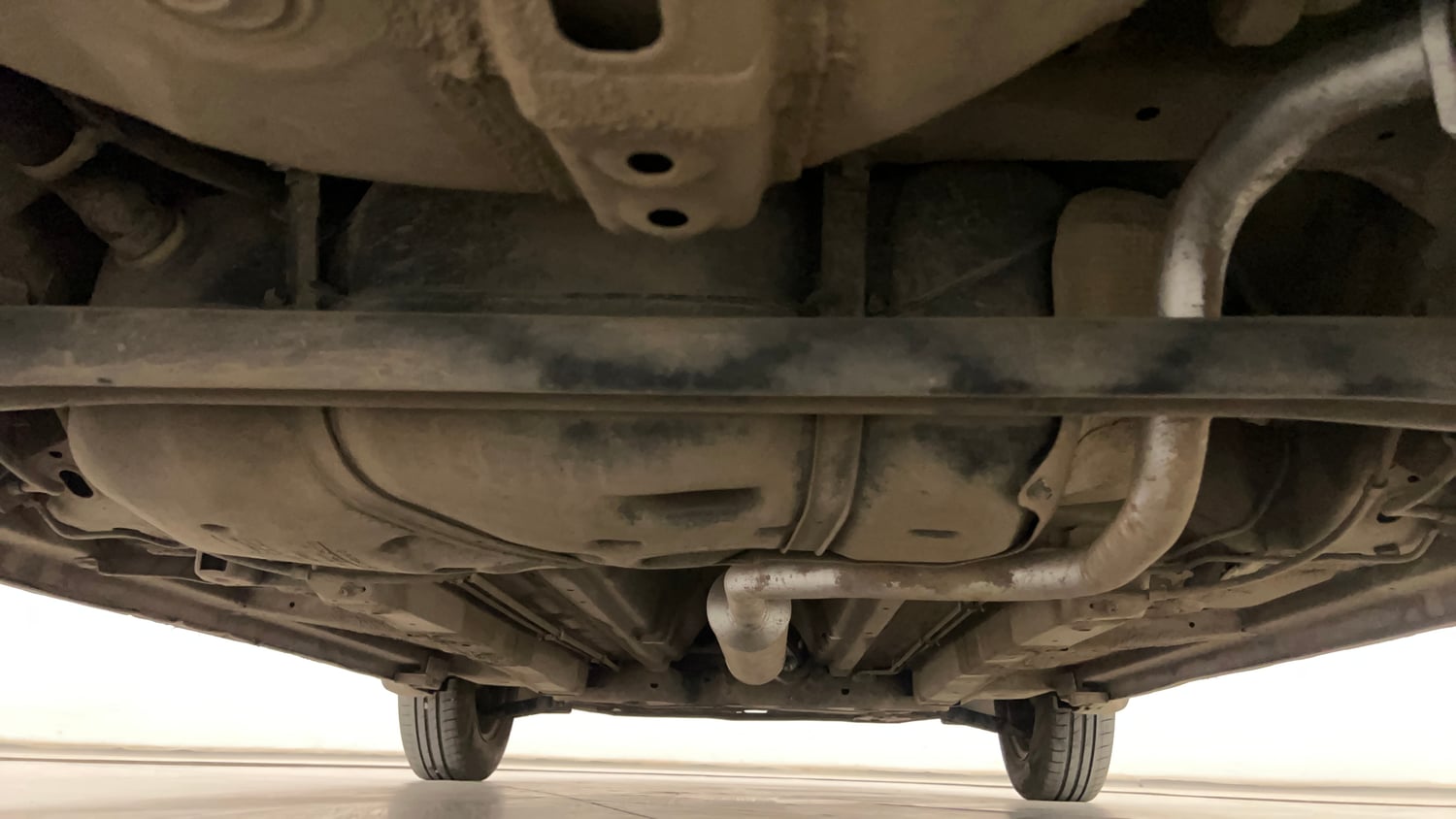 Used 2012 Maruti Suzuki Swift VXi Petrol Manual extra REAR UNDERBODY VIEW (TAKEN FROM REAR)