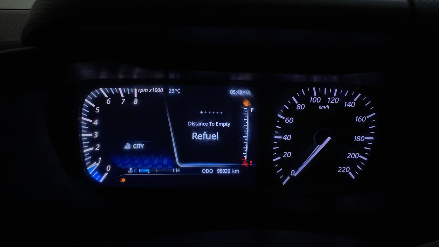 Used 2021 Tata Altroz XZ Petrol Petrol Manual interior CLUSTERMETER VIEW