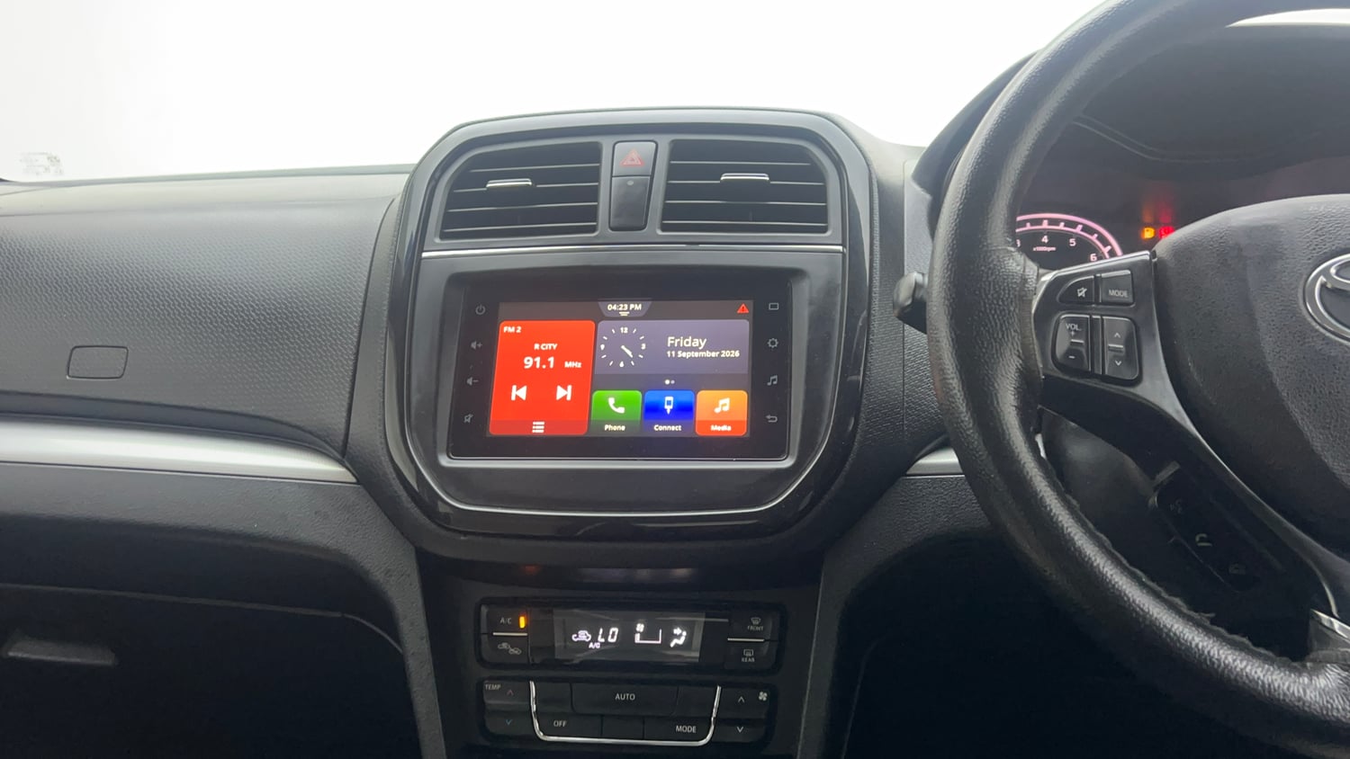 Used 2021 Toyota Urban Cruiser High Grade MT Petrol Manual interior MUSIC SYSTEM & AC CONTROL VIEW
